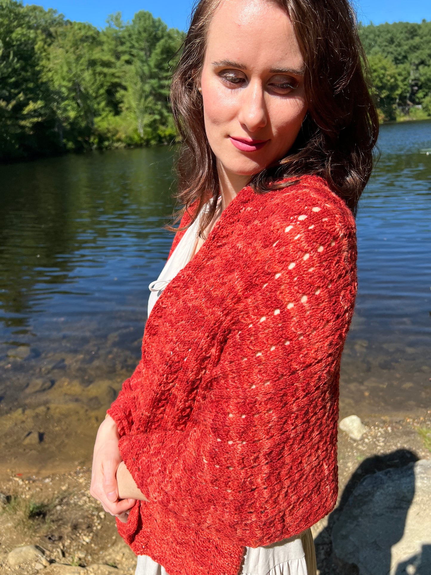 Fall Color on the Mountain Rectangle Shawl