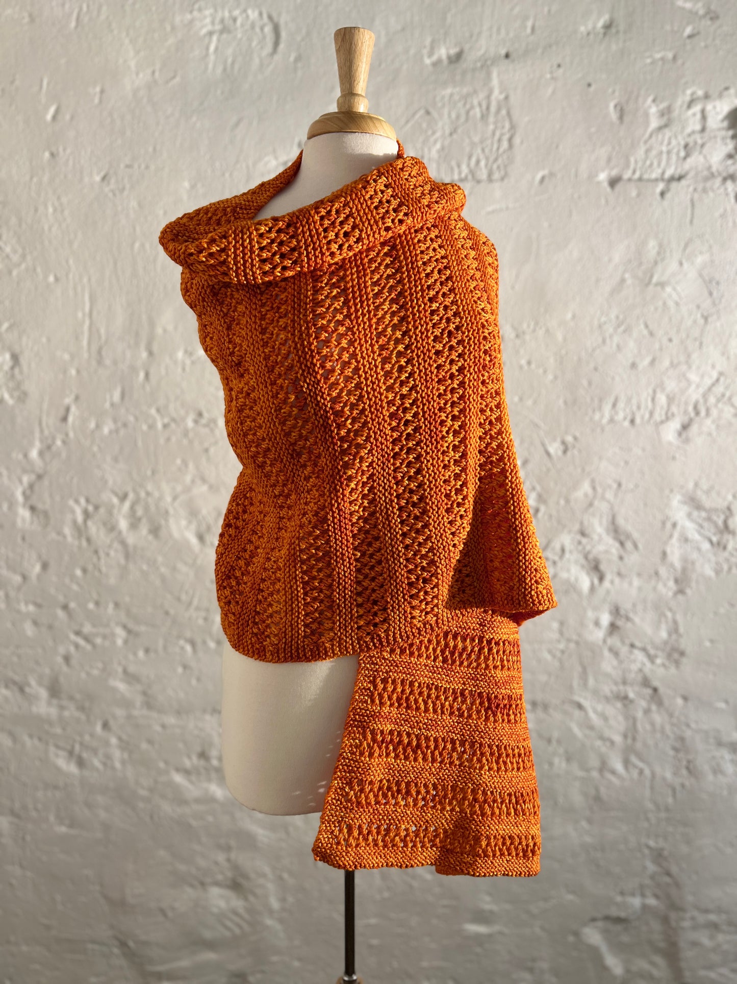 Pumpkin Patch Rectangle Shawl