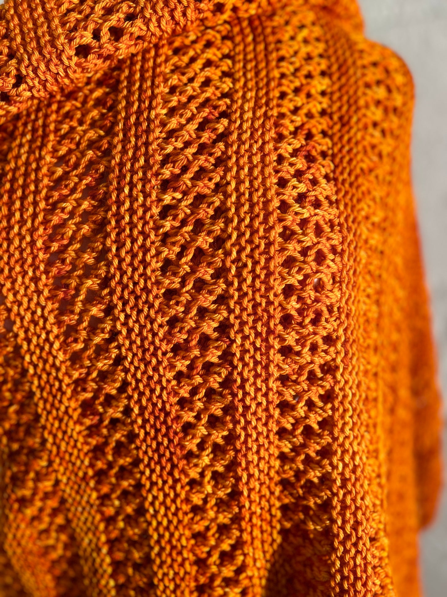 Pumpkin Patch Rectangle Shawl
